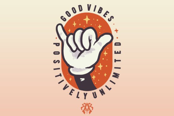 Download Good Vibes Unity Cartoon Badge - Unity Collection